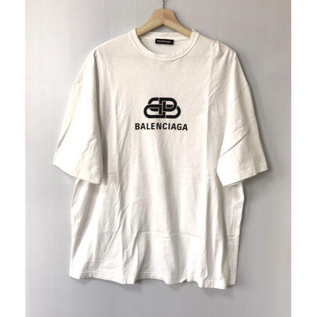 【H】BALENCIAGA 19SS BB Logo Tee★LTシャツ/カットソー(半袖/袖なし)