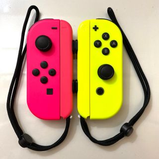 ニンテンドースイッチ(Nintendo Switch)のNintendo Switch Joy-Con ネオンピンク ネオンイエロー(その他)