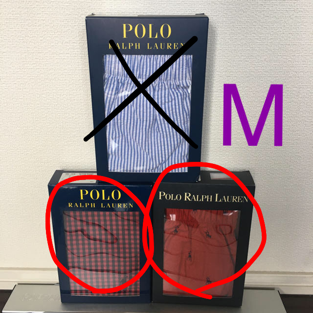 POLO RALPH LAUREN(ポロラルフローレン)のとしこ様専用トランクス　ラルフローレン メンズのアンダーウェア(トランクス)の商品写真