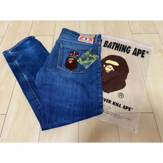 アベイシングエイプ(A BATHING APE)のA BATHING APE アベイシングエイプ　パンツ　デニム　ジーンズ　スリム(デニム/ジーンズ)