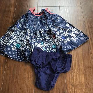 ベビーギャップ(babyGAP)のワンピース、アンダーパンツセット(ワンピース)