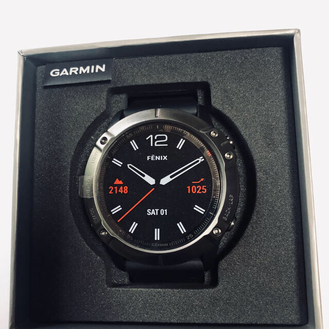 GARMIN(ガーミン)のGarmin fenix 6X Sapphire Black DLC スポーツ/アウトドアのトレーニング/エクササイズ(トレーニング用品)の商品写真