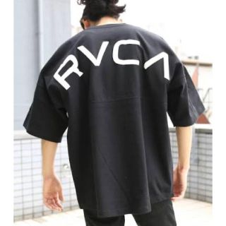 ルーカ(RVCA)の希少　入手困難　RVCA ルーカ アーチロゴ　tシャツ　ビッグシルエット(Tシャツ/カットソー(半袖/袖なし))