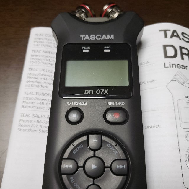 TASCAM DR-07X ☆美品☆ほぼ未使用☆