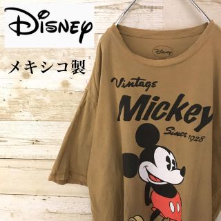 ディズニー(Disney)の【uni様専用】メキシコ製ディズニー☆ミッキー半袖ビッグTシャツクルーネック(Tシャツ/カットソー(半袖/袖なし))