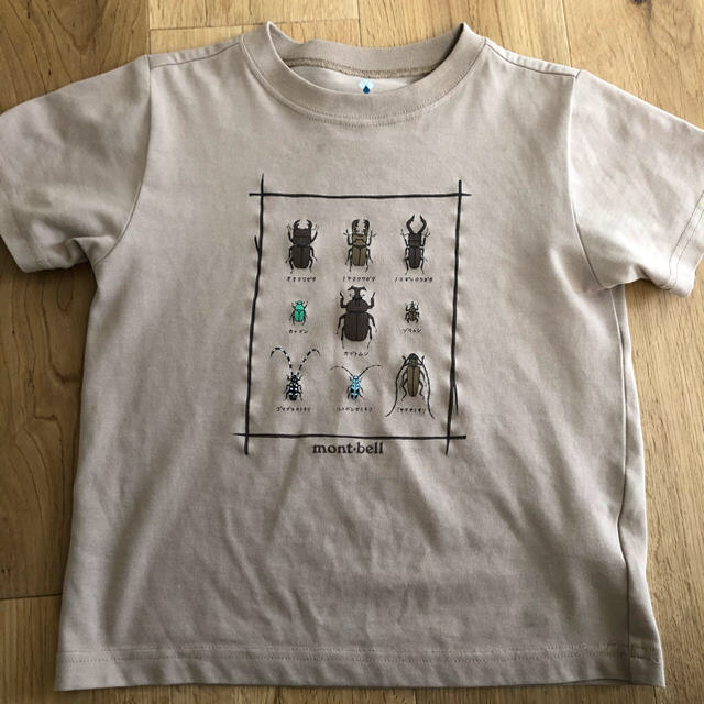 mont bell(モンベル)のmont-bell昆虫Ｔシャツ120 キッズ/ベビー/マタニティのキッズ服男の子用(90cm~)(Tシャツ/カットソー)の商品写真