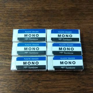 トンボエンピツ(トンボ鉛筆)の消しゴム MONO 6個セット(消しゴム/修正テープ)