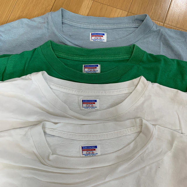 DUBBLE WORKS(ダブルワークス)のダブルワークス(ウエアハウス)Tシャツ4枚セットSサイズ メンズのトップス(Tシャツ/カットソー(半袖/袖なし))の商品写真