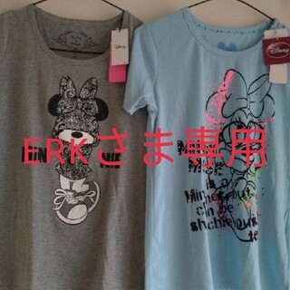 ディズニー(Disney)の新品タグ付き！DisneyミニーちゃんTシャツ　2点セット(Tシャツ(半袖/袖なし))