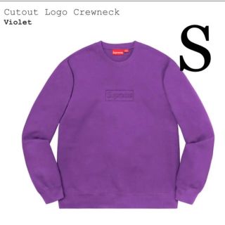 シュプリーム(Supreme)のsupreme シュプリーム　cutout logo Crewneck Sサイズ(スウェット)