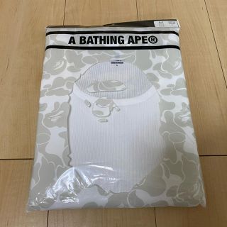 アベイシングエイプ(A BATHING APE)のA BATHING APE アベイシングエイプ　タンクトップ　二枚組　白　灰色(タンクトップ)