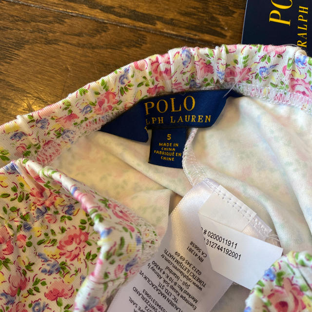 Ralph Lauren(ラルフローレン)の新品、未使用　ラルフローレン　花柄　レギンス　5歳/110cm キッズ/ベビー/マタニティのキッズ服女の子用(90cm~)(パンツ/スパッツ)の商品写真