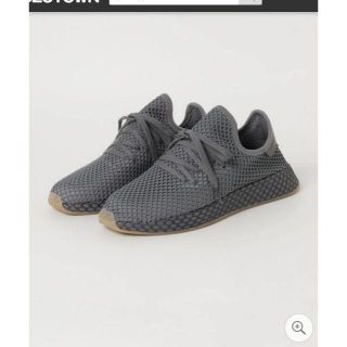 アディダス(adidas)のadidas アディダス DEERUPT RUNNER グレー 28.0cm(スニーカー)