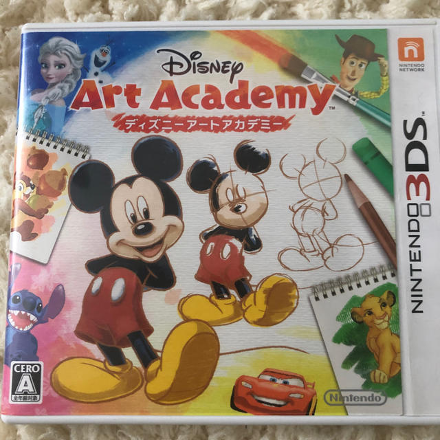 Disney(ディズニー)のディズニーアートアカデミー　任天堂3DS エンタメ/ホビーのゲームソフト/ゲーム機本体(家庭用ゲームソフト)の商品写真