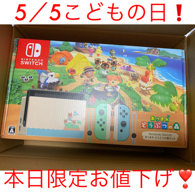 【17時まで即日発送】任天堂　Switch どうぶつの森セット　新品未開封品