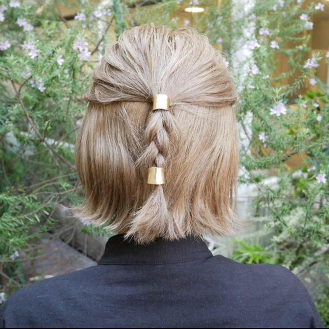69%以上節約 山田様専用 プリュイ ヘアピアス ゴールド