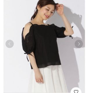 ウィルセレクション(WILLSELECTION)のウィルセレクション❤︎ コットンスカラレースオフショルブラウス❤︎ダズリン(シャツ/ブラウス(半袖/袖なし))