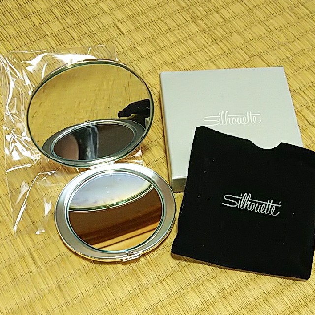 Silhouette(シルエット)の新品silhouetteシルエット・両面鏡 コスメ/美容のコスメ/美容 その他(その他)の商品写真