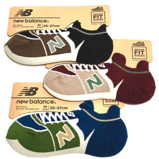 ニューバランス(New Balance)の新品★ニューバランス ★スニーカー★ソックス★靴下★3足セット★25～27cm(ソックス)