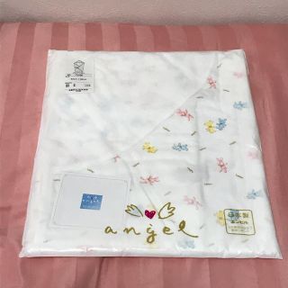 エンゼル　バスアフガン　赤ちゃん　新品　日本製(おくるみ/ブランケット)