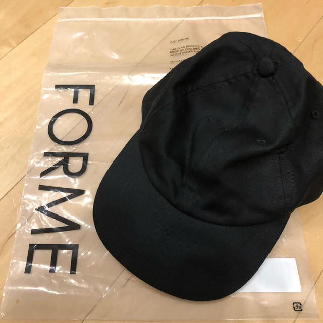 FORME キャップ　ブラック　試着のみ　東原亜希さん レディースの帽子(キャップ)の商品写真