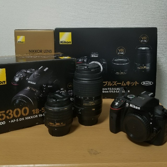 Nikon D5300 ダブルズームキット +おまけ - www Nikon D5300 ダブルズームキット +おまけ - www