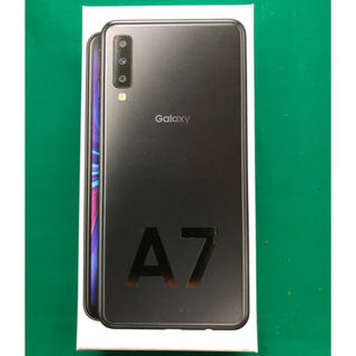 ギャラクシー(Galaxy)のGalaxy A7 新品未開封 ブラック(スマートフォン本体)