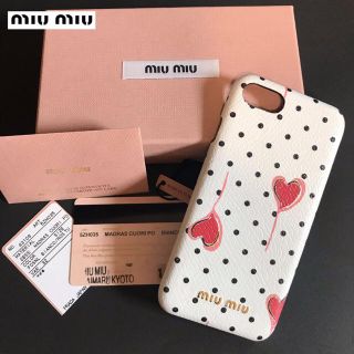 ミュウミュウ(miumiu)の【正規品】美品✨ミュウミュウ スマホケース(iPhoneケース)