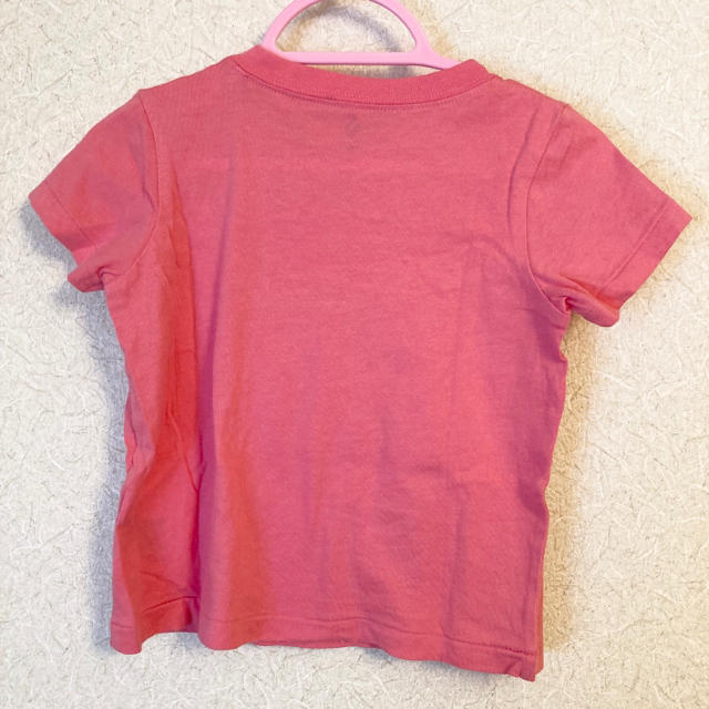 mont bell(モンベル)のTシャツ　モンベル  80 mont-bell ピンク　半袖　ロゴ　アウトドア キッズ/ベビー/マタニティのベビー服(~85cm)(Ｔシャツ)の商品写真