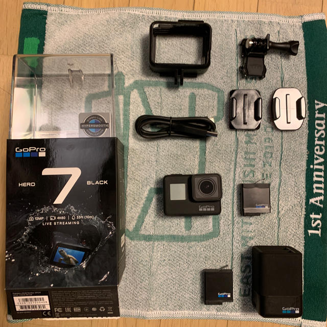 カメラGoPro HERO7 BLACK デュアルバッテリーチャージャーセット