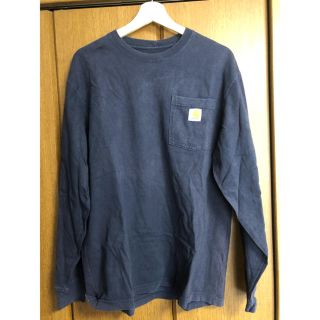 カーハート(carhartt)のcarhartt ロンT ネイビー(Tシャツ/カットソー(七分/長袖))