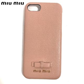 ミュウミュウ(miumiu)の【正規品】美品✨ミュウミュウ スマホケース(iPhoneケース)