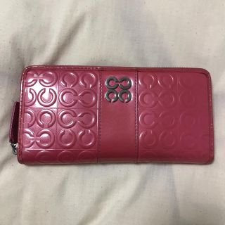 コーチ(COACH)の【美品】COACH  ピンク　長財布(財布)