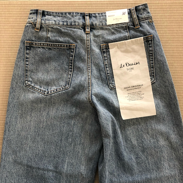 公式初売 スローブイエナ　デニム LE DENIM バギー パンツ サックスブルー