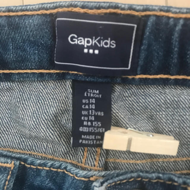 GAP Kids(ギャップキッズ)のGAP キッズ デニムスカート キッズ/ベビー/マタニティのキッズ服女の子用(90cm~)(スカート)の商品写真