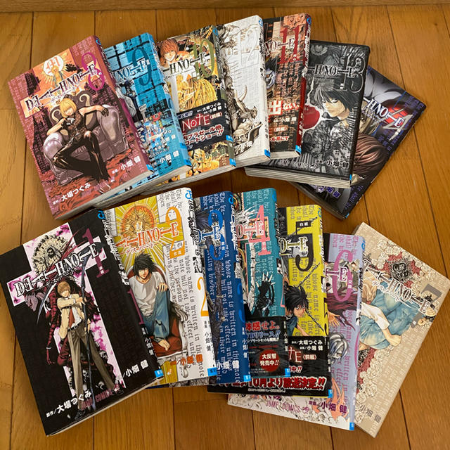 ⭐️全巻セット⭐️DEATH NOTE 1〜13➕スラッシュエー 【送料無料】 エンタメ/ホビーの漫画(少年漫画)の商品写真