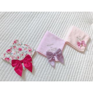 メゾンドフルール(Maison de FLEUR)のMaison de FLEUR ハンカチ3枚セット(ハンカチ)