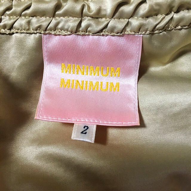 MINIMUM(ミニマム)のミニマム　ノーカラージャケット　リボン レディースのジャケット/アウター(ナイロンジャケット)の商品写真