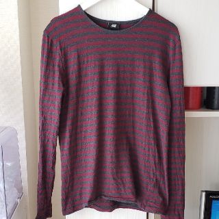 エイチアンドエム(H&M)のH&M　ボーダーロンT sizeL(Tシャツ/カットソー(七分/長袖))