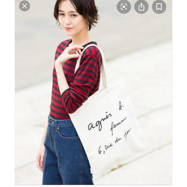 agnes b.(アニエスベー)のAgnes b × Adam et ropé ＊トートバック レディースのバッグ(トートバッグ)の商品写真