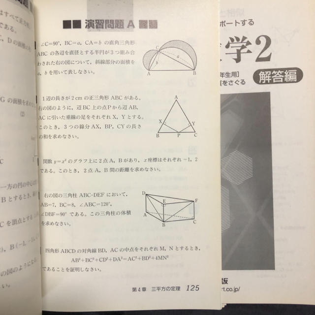 体系数学２幾何編 中学２・３年生用 エンタメ/ホビーの本(語学/参考書)の商品写真