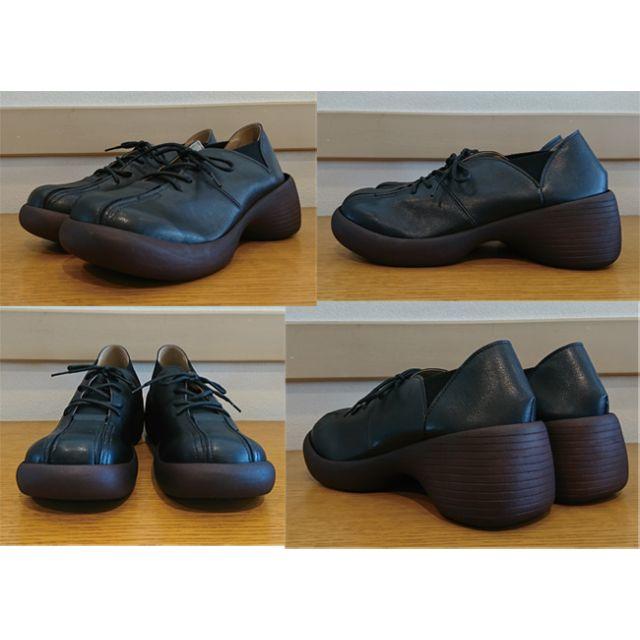 Regetta Canoe(リゲッタカヌー)のブロックヒール　ブラック M 　RegettaCanoe（リゲッタカヌー） レディースの靴/シューズ(ローファー/革靴)の商品写真