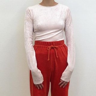 Ron Herman - baserange ベロア ピンクの通販 by kumatoraya|ロン