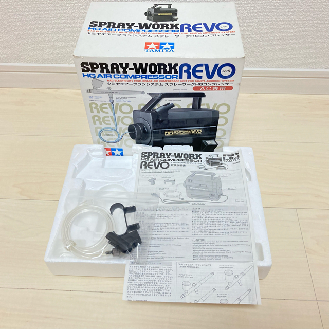 タミヤ スプレーワーク HG コンプレッサー レボ REVO エアブラシ タミヤ スプレーワーク HG コンプレッサー レボ REVO エアブラシ