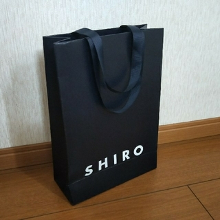 シロ(shiro)のギフト用ビニール袋付　ショップ袋(ショップ袋)