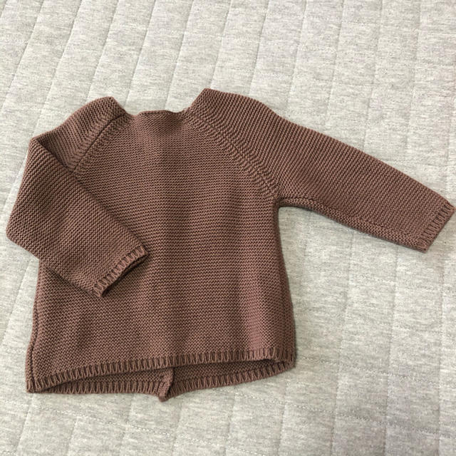 【tete a tete】ブラウン カーディガン キッズ/ベビー/マタニティのキッズ服男の子用(90cm~)(カーディガン)の商品写真