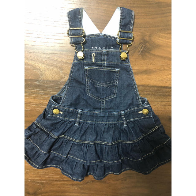 babyGAP(ベビーギャップ)のbabyGAP  フリルジャンパースカート キッズ/ベビー/マタニティのベビー服(~85cm)(ワンピース)の商品写真