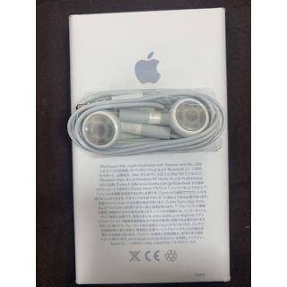 アイポッドタッチ(iPod touch)のApple 純正　イヤホン　iPod(ヘッドフォン/イヤフォン)