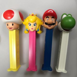 ニンテンドウ(任天堂)のPEZ マリオ4個セット(キャラクターグッズ)