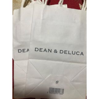 ディーンアンドデルーカ(DEAN & DELUCA)のディーンアンドデルーカ　dean&deluca ショップ袋　ホワイト(ショップ袋)